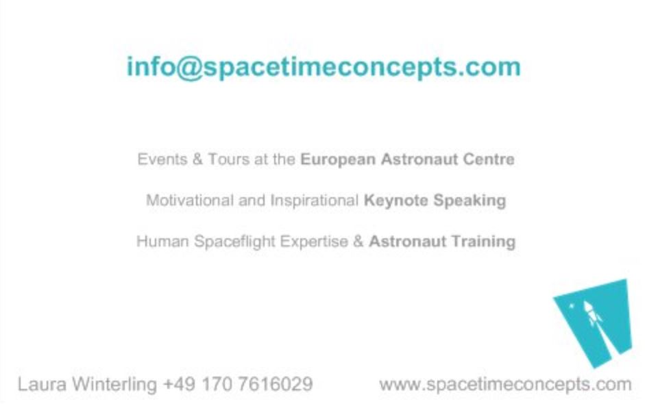Human Spaceflight and more - Key Note Speeches and Motivational Training